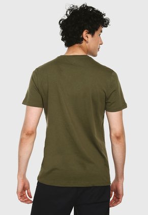 Camiseta Verde Oliva-Azul GAP