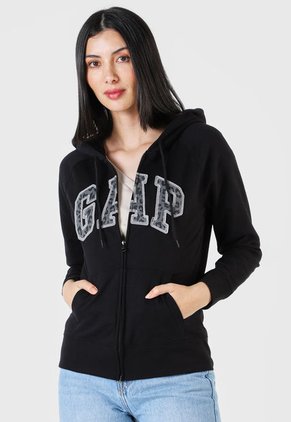 Hoodie Negro-Gris GAP