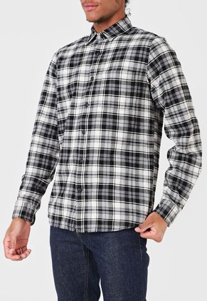 Camisa Negro-Blanco GAP