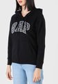 Hoodie Negro-Gris GAP de GAP