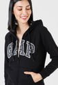 Hoodie Negro-Gris GAP de GAP