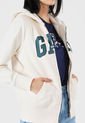 Hoodie Marfil-Verde-Azul Navy GAP de GAP