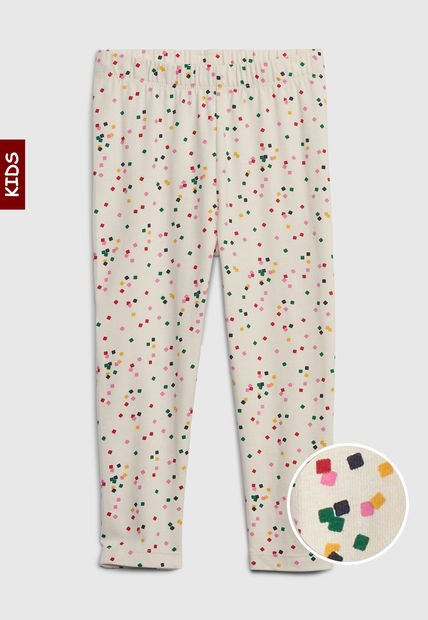 Leggings Marfil-Multicolor GAP Kids