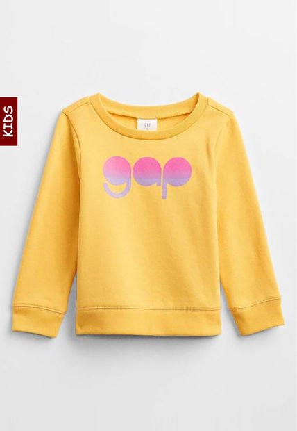 Buzo Amarillo-Fucsia-Lila GAP Kids