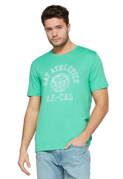 Camiseta Verde GAP Bright Meadow