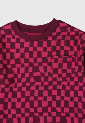 Camiseta Fucsia-Violeta GAP Kids Masculino