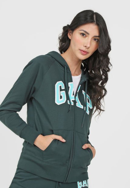 Chaqueta Verde-Blanco-Azul GAP