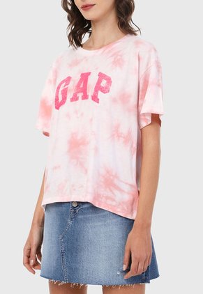 Camiseta Blanco-Rosado GAP