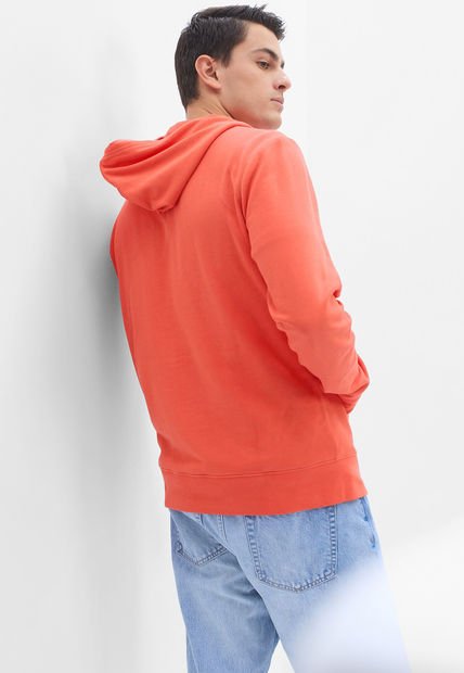 Hoodie Coral-Azul-Blanco GAP