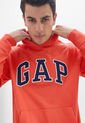 Hoodie Coral-Azul-Blanco GAP de GAP