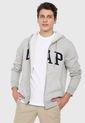 Chaqueta Gris GAP Light Heather de GAP