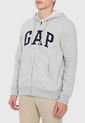 Chaqueta Gris GAP Light Heather de GAP