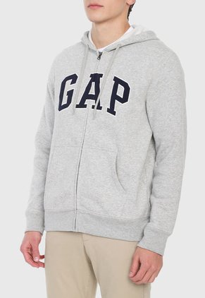 Chaqueta Gris GAP Light Heather