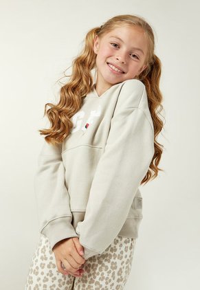 Hoodie Minnie Mouse Beige-Blanco GAP Kids