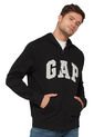 Hoodie Negro-Gris GAP de GAP