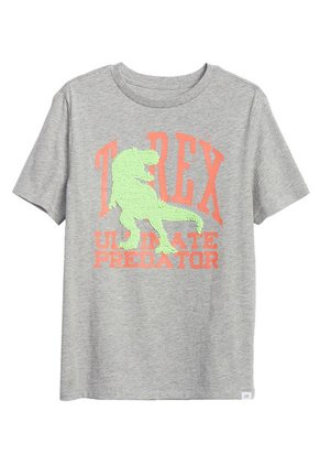 Camiseta Gris-Multicolor GAP Kids