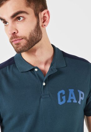 Polo Verde-Azul GAP
