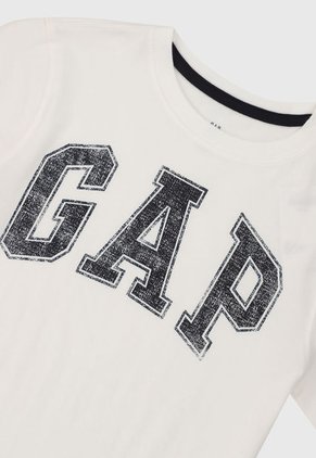 Camiseta Blanco-Azul GAP Kids