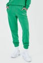 Pantalón Sudadera Verde-Blanco GAP de GAP