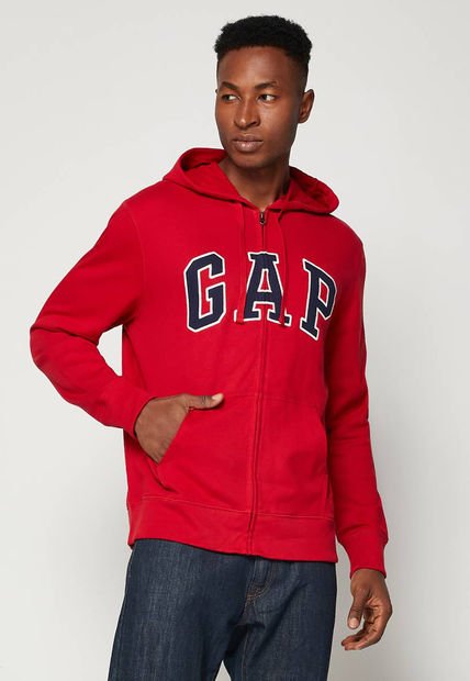 Hoodie Rojo-Azul-Blanco GAP