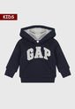 Hoodie Azul Navy-Gris GAP Kids de GAP