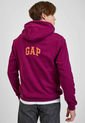Hoodie Vinotinto-Beige GAP de GAP