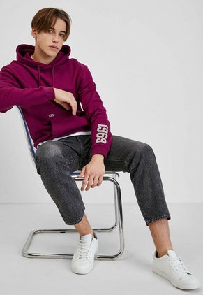 Hoodie Vinotinto-Beige GAP