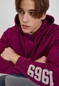 Hoodie Vinotinto-Beige GAP de GAP