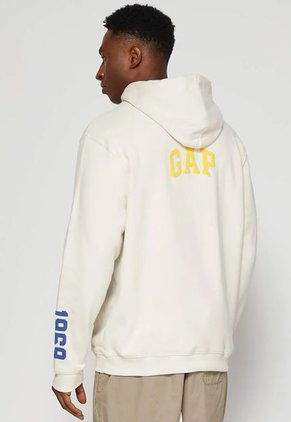 Hoodie Blanco-Azul GAP