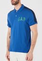 Polo Azul-Verde GAP de GAP