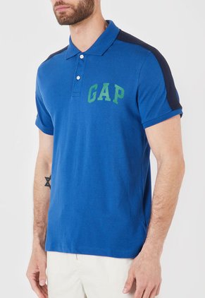 Polo Azul-Verde GAP