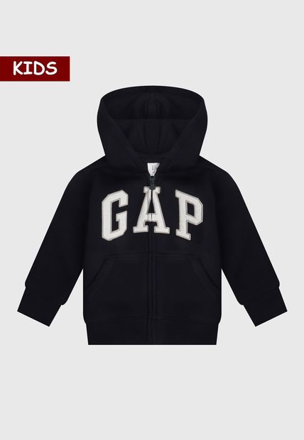 Chaqueta Azul Navy-Blanco Gap Kids