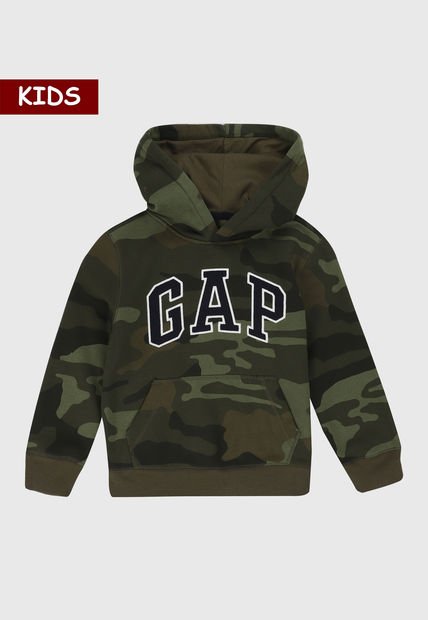 Hoodie Verde Oliva GAP Kids