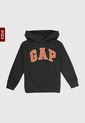 Hoodie Gris-Naranja-Blanco GAP Kids de GAP