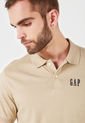 Polo Beige-Azul GAP de GAP