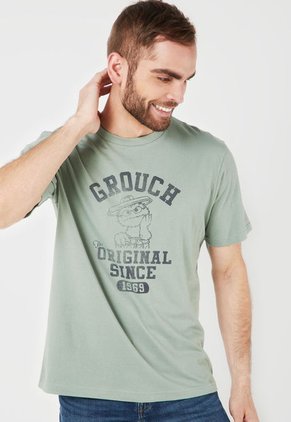 Camiseta Verde-Gris GAP