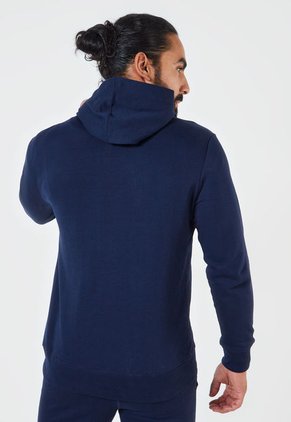 Hoodie Azul-Gris-Blanco GAP