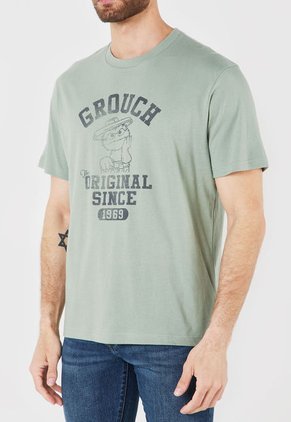 Camiseta Verde-Gris GAP