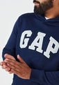 Hoodie Azul-Gris-Blanco GAP de GAP