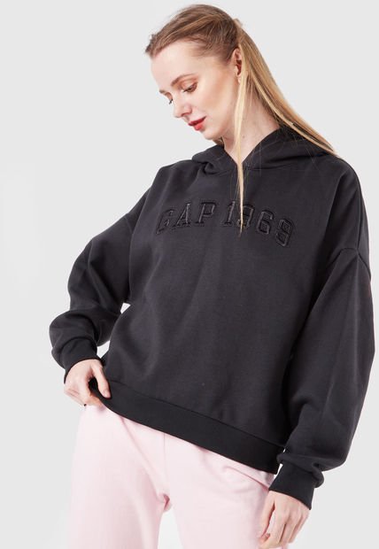 Hoodie Negro GAP Femenino