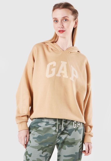 Hoodie Beige GAP Femenino