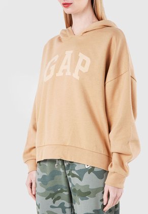 Hoodie Beige GAP Femenino