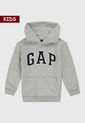 Hoodie Gris-Azul Navy GAP Kids de GAP