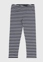 Leggings Azul Navy-Blanco GAP Kids de GAP