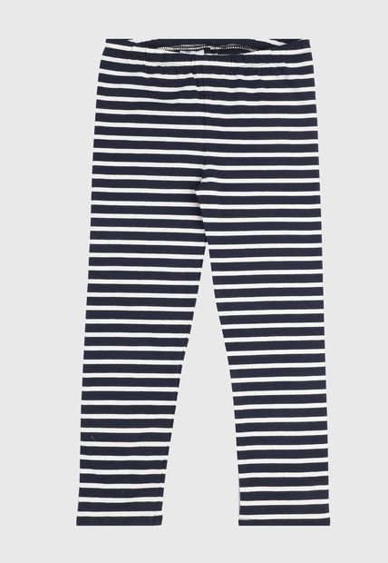 Leggings Azul Navy-Blanco GAP Kids