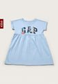Vestido Celeste-Multicolor GAP Kids de GAP