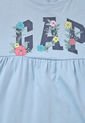 Vestido Celeste-Multicolor GAP Kids de GAP