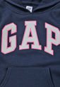 Hoodie Azul Navy-Rosa-Blanco GAP Kids de GAP