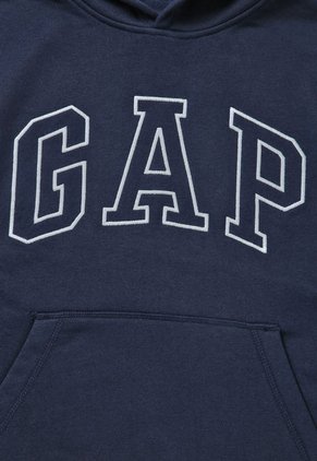 Hoodie Azul Navy-Blanco GAP Kids