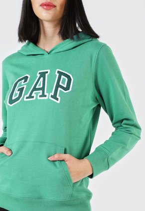Hoodie Verde-Blanco GAP